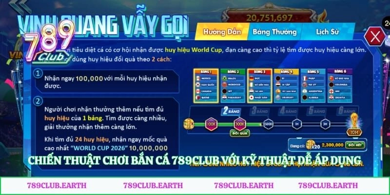 Chiến thuật chơi bắn cá 789club với kỹ thuật dễ áp dụng