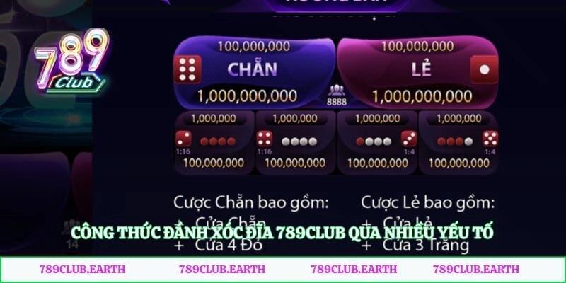 Công thức đánh xóc đĩa 789club qua nhiều yếu tố