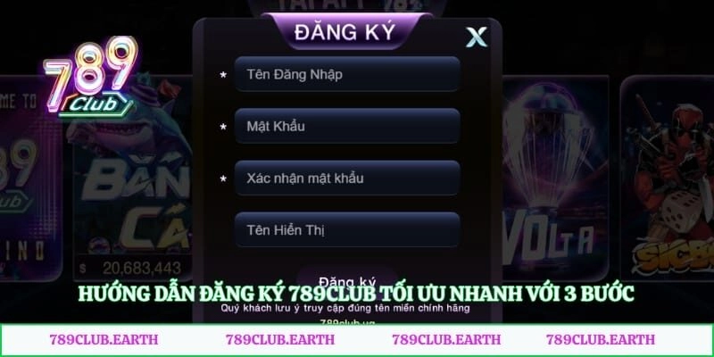 Hướng dẫn đăng ký 789club tối ưu nhanh với 3 bước