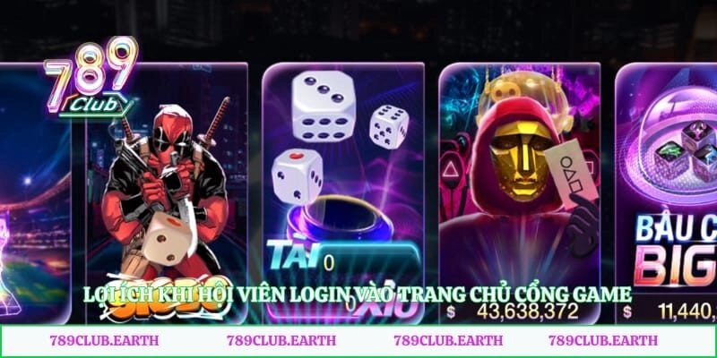 Lợi ích khi hội viên login vào trang chủ cổng game