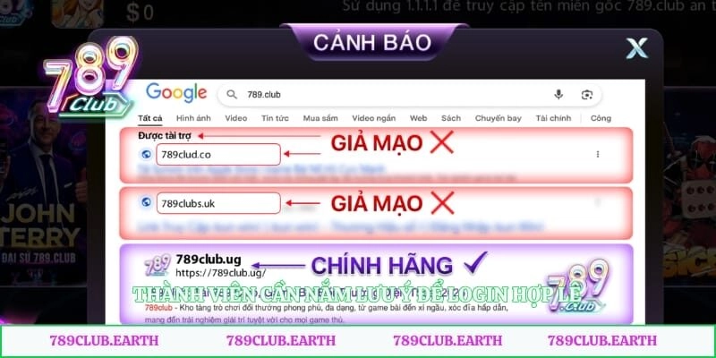 Thành viên cần nắm lưu ý để login hợp lệ